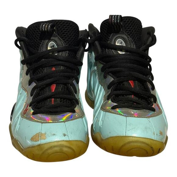 Nike Little Posite One Easter 2018 Iridescent Foamposite 864077-004 GS 6Y - Picture 2 of 8